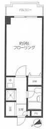 エントピア吉祥寺 1Kの間取図画像