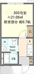 間取図画像 1K