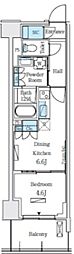 ロイヤルパークス赤羽サウス 1DKの間取図画像