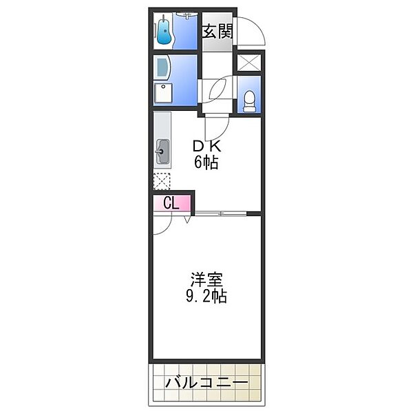 和歌山県和歌山市今福４丁目(賃貸アパート1DK・1階・35.48㎡)の写真 その2