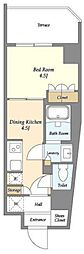 GRANPASEO清澄白河2 1DKの間取図画像