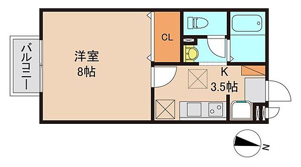 ヴィラージュ 101｜茨城県つくばみらい市陽光台２丁目(賃貸アパート1K・1階・26.93㎡)の写真 その2