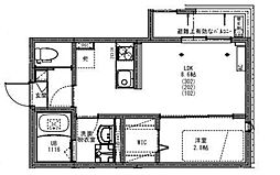 KEIAI RESIDENCE 北越谷IV 1LDKの間取図画像