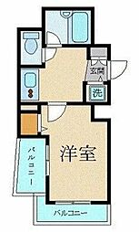 パレステュディオシンシア文京千石 1Kの間取図画像