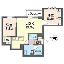 ヴァンベール 00302 ｜ 神奈川県川崎市多摩区長尾４丁目214（賃貸マンション2LDK・3階・58.94㎡） その2