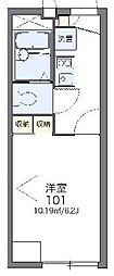 レオパレストゥインクル 1Kの間取図画像