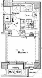 SIN-City王子 1Kの間取図画像