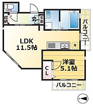 兵庫県神戸市中央区中山手通７丁目（賃貸マンション1LDK・3階・41.02㎡） その2