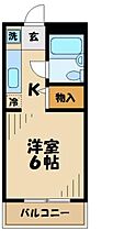 ハイツローネ B406 ｜ 東京都八王子市堀之内３丁目32-10（賃貸マンション1K・4階・17.38㎡） その2