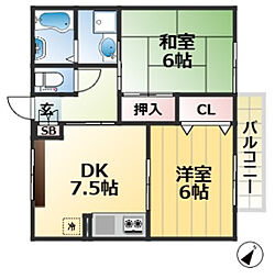 ハイツ平成 2階