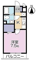 京急空港線 糀谷駅 徒歩4分の賃貸アパート 3階1Kの間取り