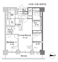 ParkAxis辰巳STAGE 3LDKの間取図画像