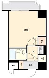 ライオンズマンション白山駅前 1Kの間取図画像