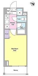 COMFORIA文京白山 1Kの間取図画像
