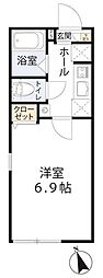 RSTAGE 1Kの間取図画像