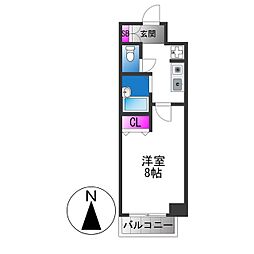グラン・ドウ・ルイ 1Kの間取図画像