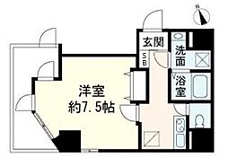 ブリヤン諏訪台 1階1Kの間取り