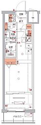 ハーモニーレジデンスパレスフロント 1LDKの間取図画像