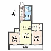 ヘスティア 0203 ｜ 静岡県浜松市中央区佐藤３丁目2-3（賃貸マンション2LDK・2階・68.97㎡） その2