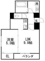 Lien de famille 1階1LDKの間取り