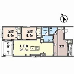 ビレッジズシャーメゾンEast 2階