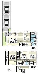 八王子市犬目町04 1階3LDKの間取り