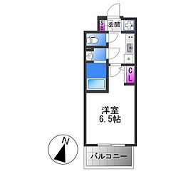 Osaka Metro中央線 緑橋駅 徒歩4分の賃貸マンション 3階1Kの間取り