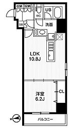 AR向島 1LDKの間取図画像