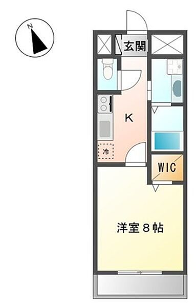 ベルメゾン今里 ｜香川県高松市上福岡町(賃貸アパート1K・1階・30.96㎡)の写真 その2