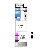 リアライズ南巽  ｜ 大阪府大阪市生野区巽中４丁目（賃貸マンション1LDK・11階・29.07㎡） その2