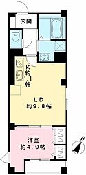 Diamond Valley ダイヤモンドバレー 1LDKの間取図画像