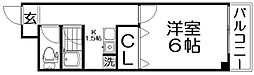 アビリティ.K.池菊第五ビル 1Kの間取図画像
