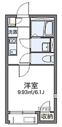 レオネクストフレシールコート 1Kの間取図画像