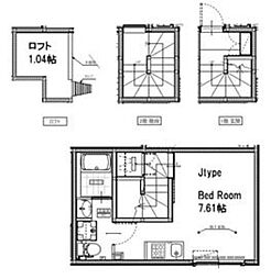 ＦＡＩＲ上井草 3階ワンルームの間取り