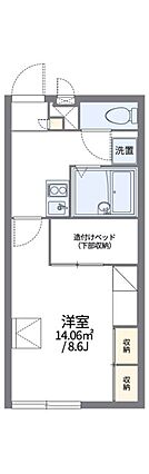 レオパレス紀ノ川_間取り_0