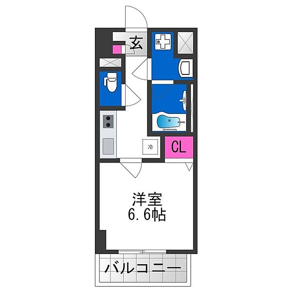 天王寺ルート25 ｜大阪府大阪市天王寺区大道４丁目(賃貸マンション1K・3階・23.60㎡)の写真 その2