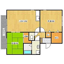 セジュール幸IIIＡ棟 102 ｜ 福岡県久留米市江戸屋敷２丁目20-3（賃貸アパート2LDK・1階・60.00㎡） その2