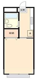 メゾンサンシティ ワンルームの間取図画像