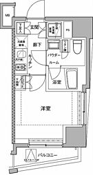 セジョリ北千住ノワール 1Kの間取図画像