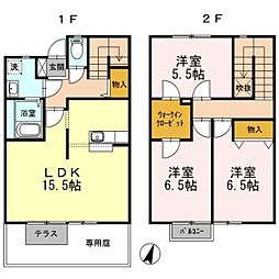 You・平野台 3LDKの間取図画像