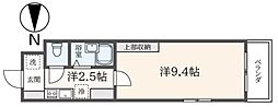 ハイム三軒茶屋 1Kの間取図画像