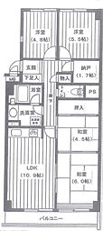 ファミール浜園 4LDKの間取図画像
