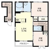 シャローム　Ｅ 00201 ｜ 埼玉県比企郡滑川町大字月輪987-1（賃貸アパート2LDK・2階・61.20㎡） その2