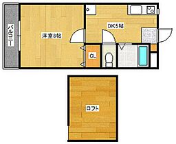 コメット五条I 211 ｜ 福岡県太宰府市石坂１丁目3-27（賃貸アパート1DK・2階・25.90㎡） その2