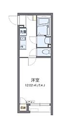 CLEINOGlint 1Kの間取図画像