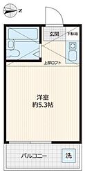 サンハイツ ワンルームの間取図画像
