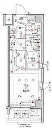 クレイシア板橋本町 1Kの間取図画像