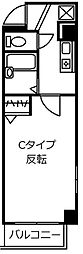 マリンガーデン妙典 1Kの間取図画像
