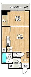 Felice 1LDKの間取図画像