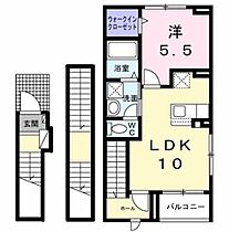 クリアネスM　I  ｜ 東京都昭島市拝島町４丁目（賃貸アパート1LDK・3階・43.99㎡） その2